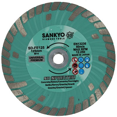 031101 - Sankyo Sprinter SD-FE zaag d.125 Flens