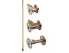 023005 - Natuursteen brander set 30 mm