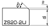 039432 - Model ZS20 d.80 mm. L1=2 mm. L2=18 mm.7